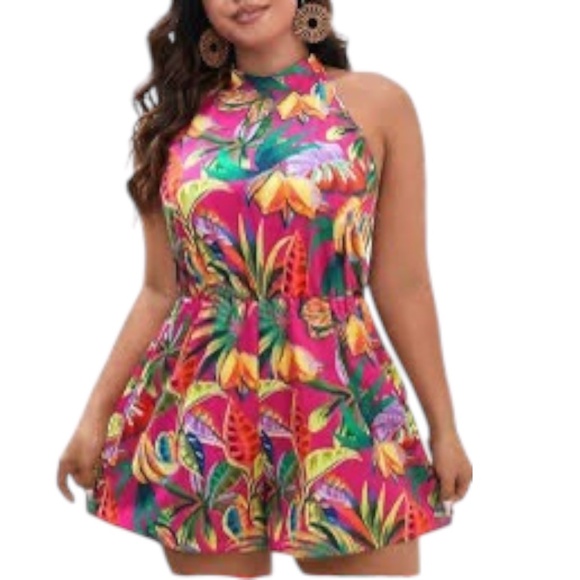 Shein Pink  Romper Size Large - Picture 3 of 3